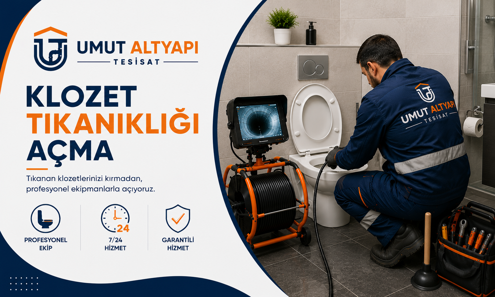 Klozet Tıkanıklığı Açma